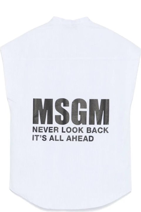 MSGM Kids MSGM Camicia Con Logo