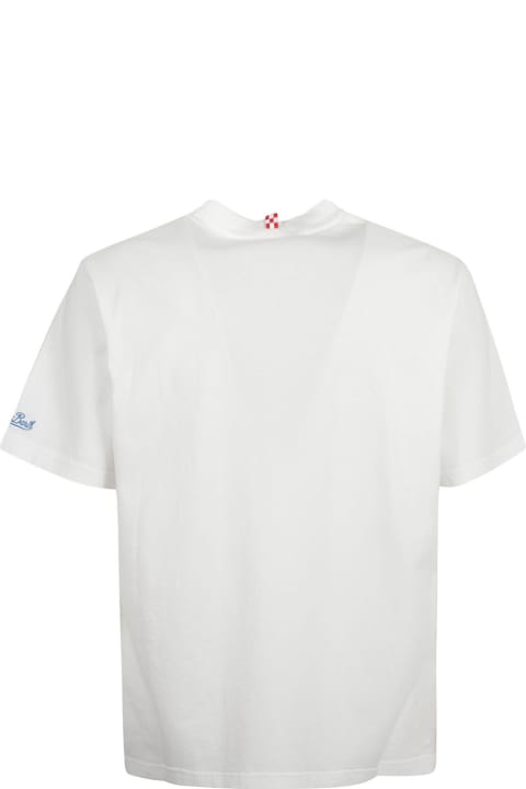 MC2 Saint Barth Topwear for Men MC2 Saint Barth Logo Embroidered Regular T-shirt