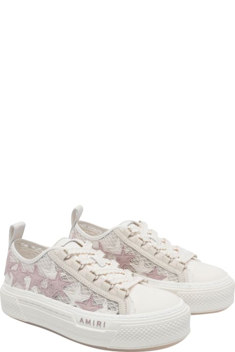 AMIRI Mesh Stars Court Sneakers