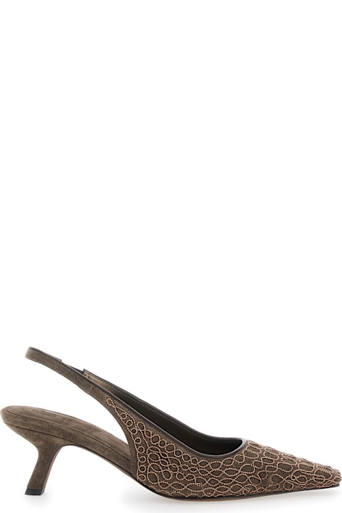 Homeware Brunello Cucinelli City Slingback Heels
