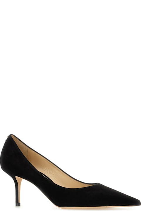 Jimmy Choo for Women Jimmy Choo Black Suede Love Pumps