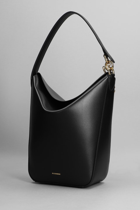 Jil Sander Fortune Tote In Black Leather | italist