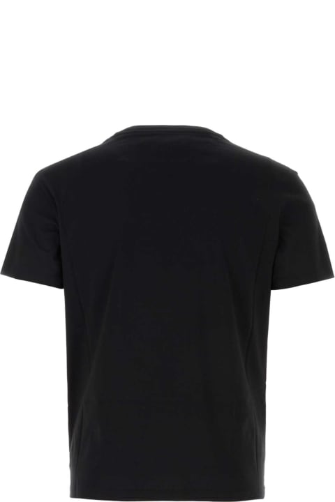 Clothing for Men Valentino Garavani Black Cotton T-shirt