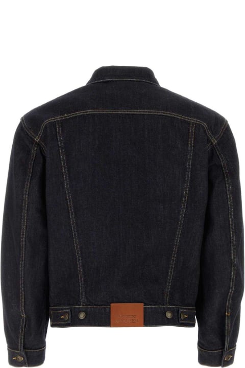 メンズ Alexander McQueenのコート＆ジャケット Alexander McQueen Button-up Denim Jacket