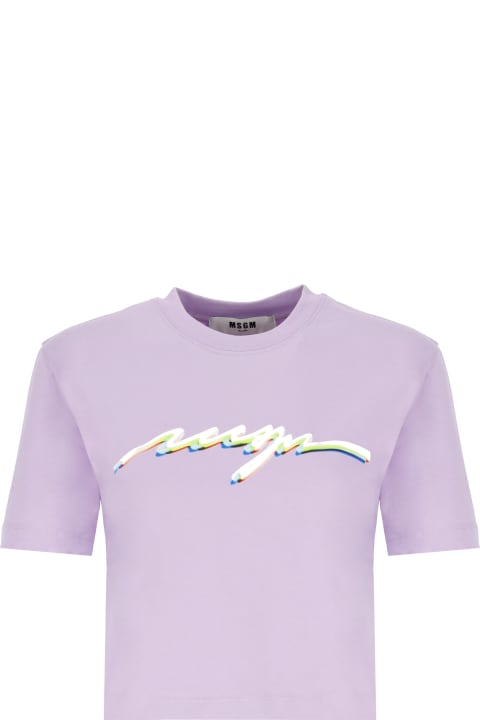 Topwear for Women MSGM T-shirt With Logo