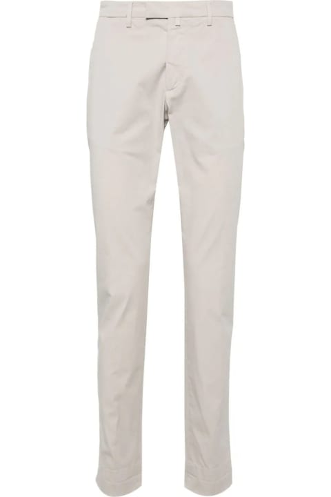 メンズ新着アイテム Briglia 1949 Off-white Stretch-cotton Trousers