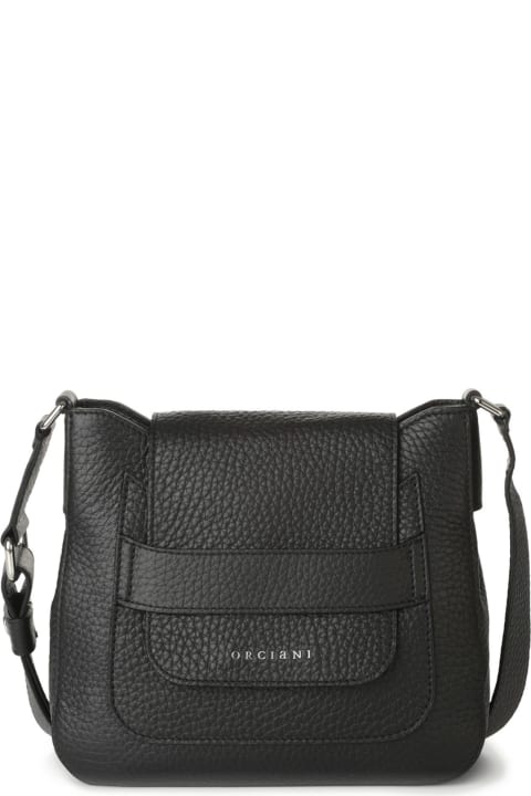 Orciani for Women Orciani Dama Soft Midi Bag In Leather With Shoulder Strap