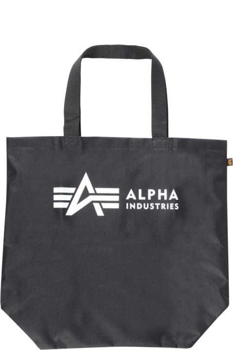 Alpha Industries Totes for Men Alpha Industries Logo Shopper Bag