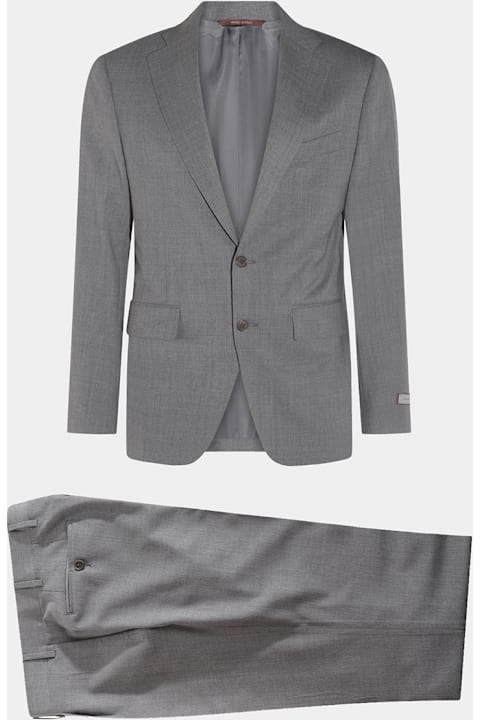 Canali for Men Canali Grey Wool Suits