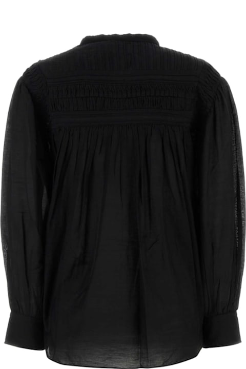 Marant Étoile Black Cotton Plalia Blouse