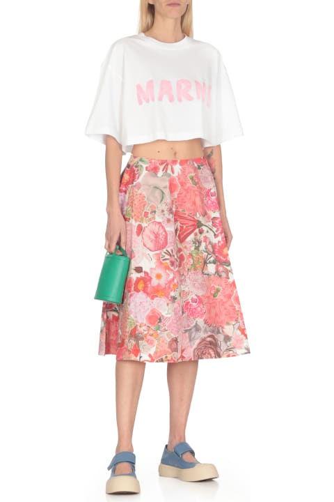 Clothing for Women Marni T-shirt With Logo