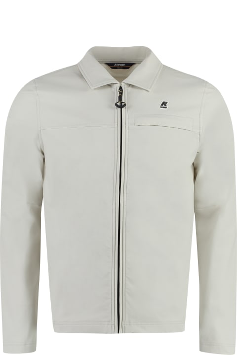 K-Way لـ Men K-Way Tarkirk Full-zip Nylon Sweatshirt