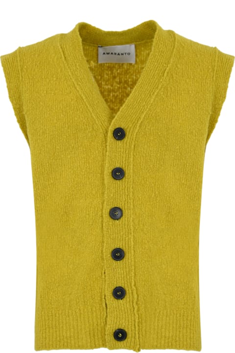 Amaranto Clothing for Men Amaranto Wool And Cashmere Waistcoat