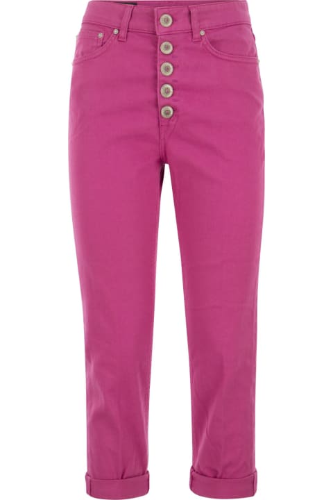 Fashion for Women Dondup Koons - Loose-fit Fleece Trousers