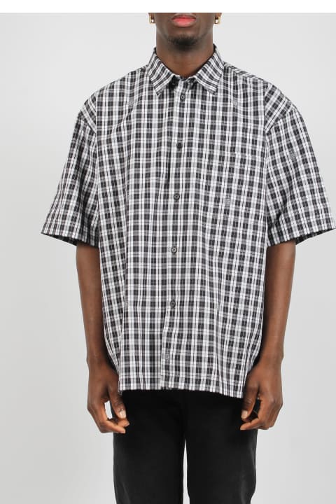 Givenchy for Men Givenchy 4g Checked Poplin Shirt