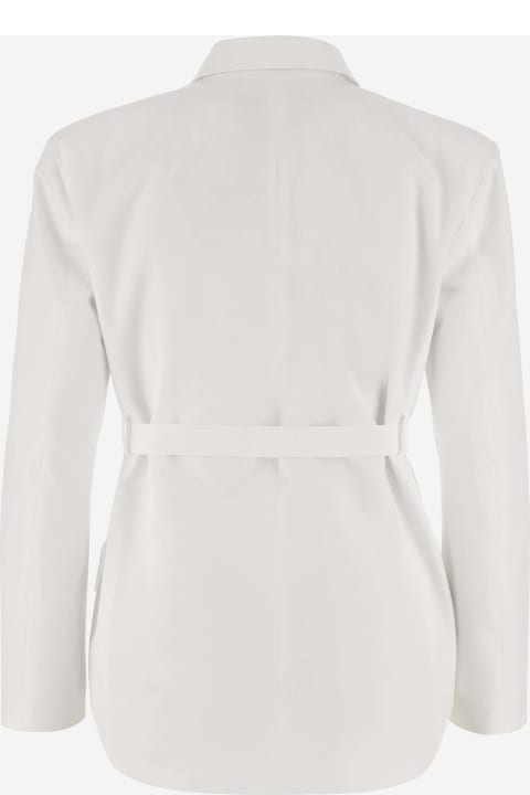 Clothing for Women Valentino Compact Poplin Caban