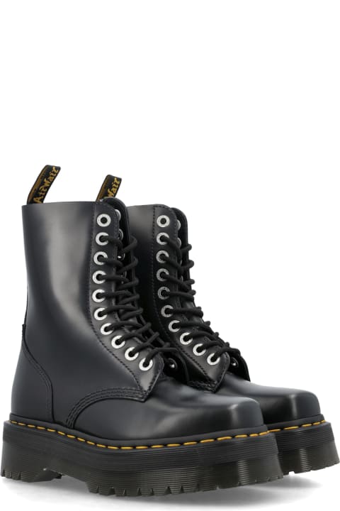 ウィメンズ新着アイテム Dr. Martens 1490 Quad Squared Leather Boots