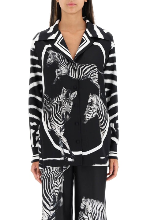 Fashion for Women Dolce & Gabbana Zebra Print Silk Shirt