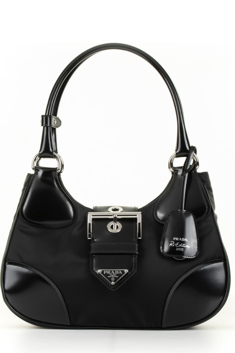 Bags for Women Prada Leather Shoulder Bag With Buckle