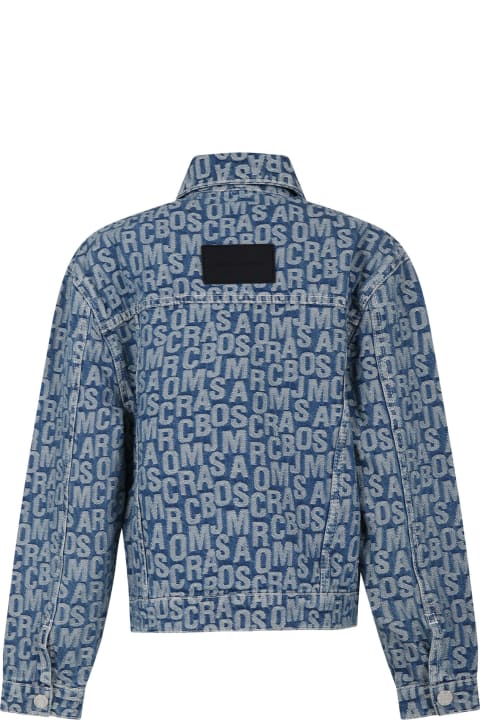 ボーイズ Marc Jacobsのコート＆ジャケット Marc Jacobs Denim Jacket For Kids With All-over Logo