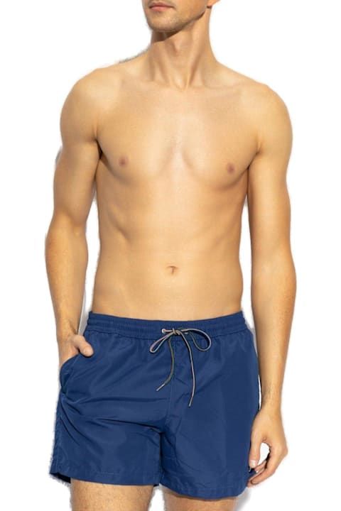Paul Smith for Men Paul Smith Zebra-patch Swim Shorts