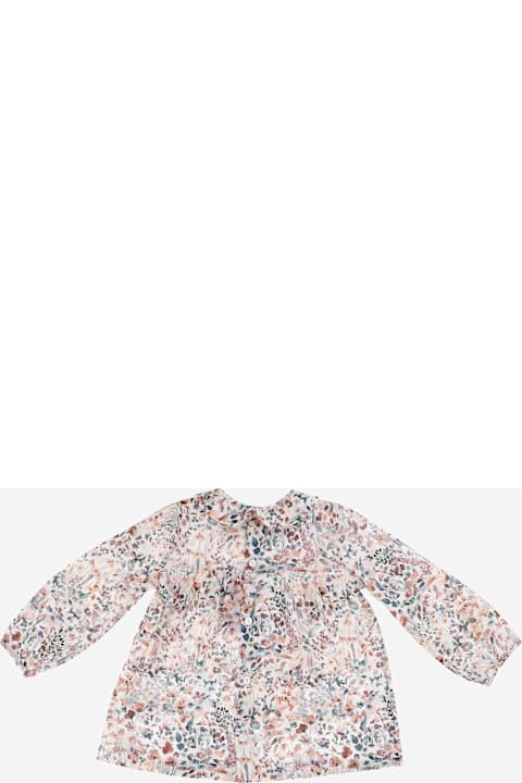 Nicoletta Fanna لـ Women Nicoletta Fanna Cotton Shirt With Floral Pattern