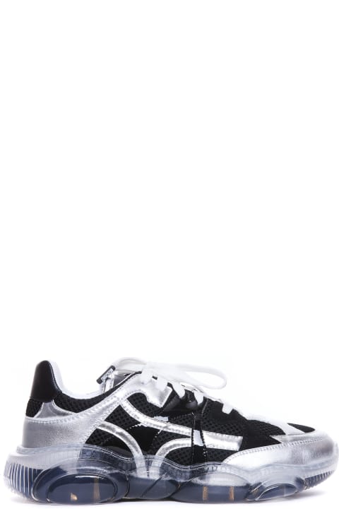 Moschino Sneakers for Men Moschino Teddy Shoes With Transparent Sole