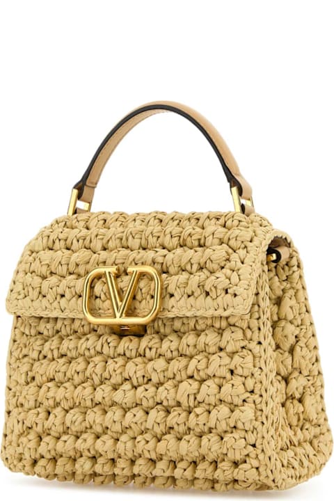 Bags for Women Valentino Garavani Raffia Vsling Handbag