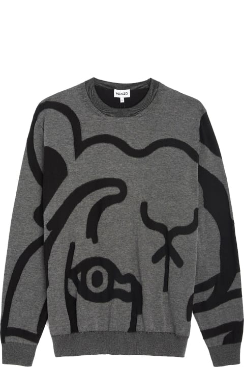 メンズ Kenzoのフリース＆ラウンジウェア Kenzo Tiger-print Sweatshirt