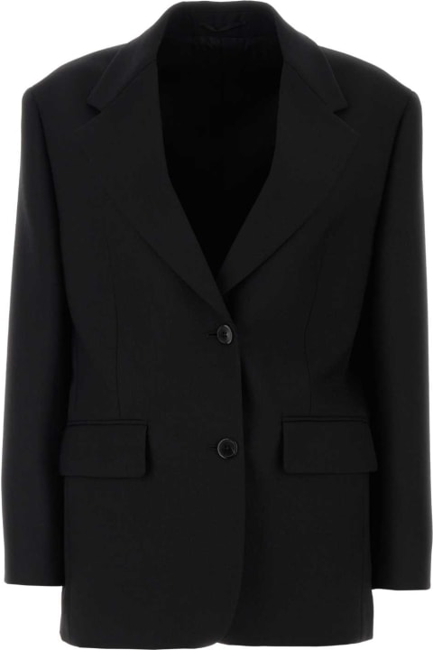 Prada Coats & Jackets for Women Prada Black Wool Blazer