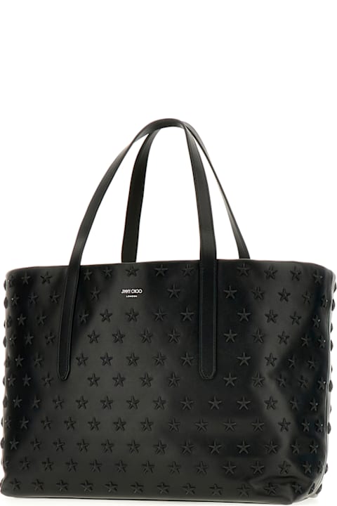 Jimmy Choo Totes for Men Jimmy Choo Black Leather Pimlico Shopping Bag