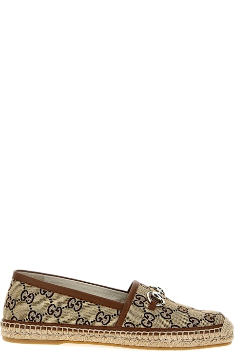 Flat Shoes for Women Gucci Horsebit Espadrilles