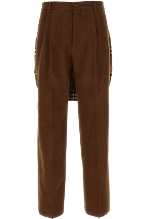Burberry for Men Burberry Brown Wool Pant