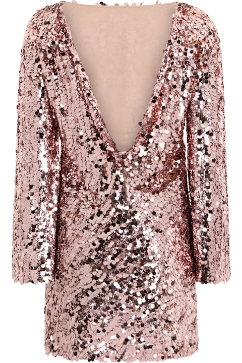 Homeware Valentino Garavani Elegant Pink Dress With Shimmering Sequins
