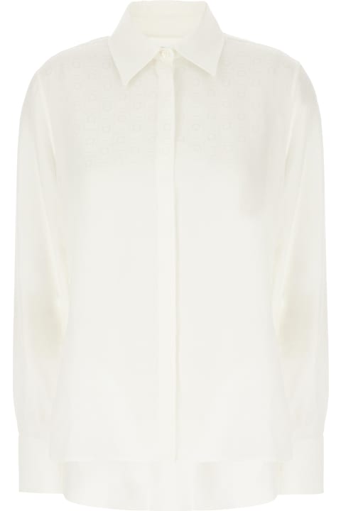 Ferragamo Topwear for Women Ferragamo White Silk Shirt