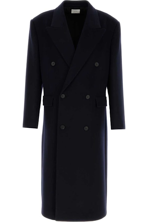 Quiet Luxury for Men The Row Midnight Blue Cashmere Velasco Coat