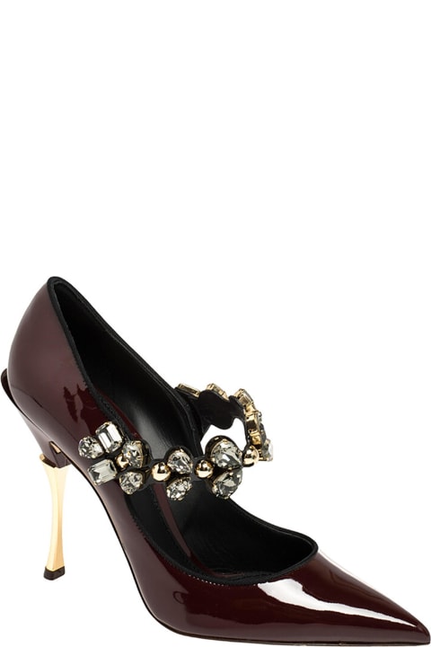 Dolce & Gabbana High-Heeled Shoes for Women Dolce & Gabbana Cardinale Leather Pumps