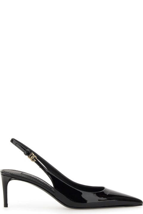 ウィメンズ Dolce & Gabbanaのシューズ Dolce & Gabbana Patent Leather Slingback Pumps