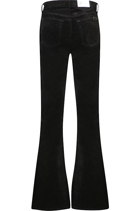 Fashion for Women 7 For All Mankind Black Velvet Jeans