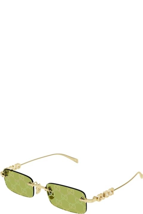 Gucci Eyewear for Kids Gucci Eyewear Gg1808s-002gold-gold-green