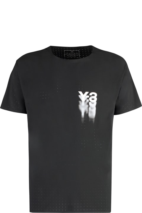 ウィメンズ Y-3のトップス Y-3 Techno Fabric T-shirt