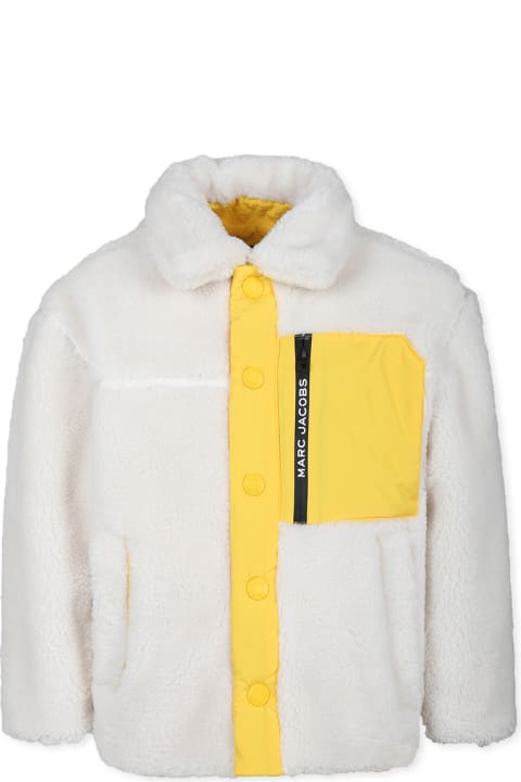 Homeware Marc Jacobs Ivory Reversible Faux Fur For Kids With Smile