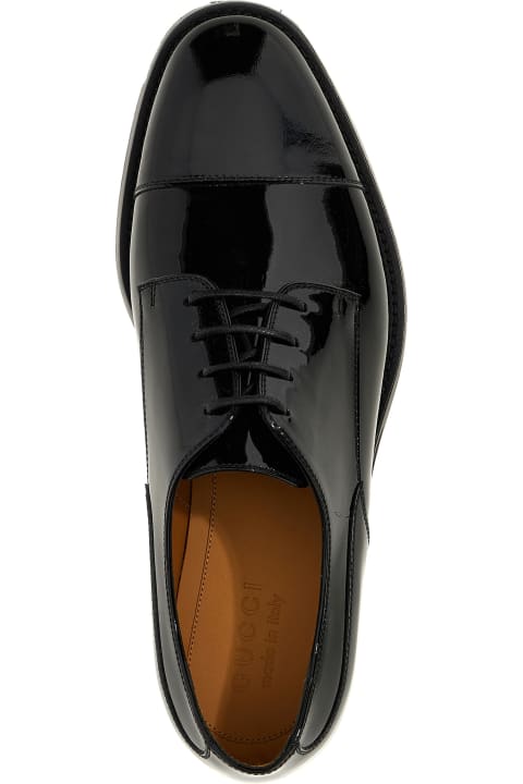 【関税込み】gucci Patent leather lace-up shoes Gucci Worsh Patent Leather Lace-Up Shoes | Saks Fifth Avenue