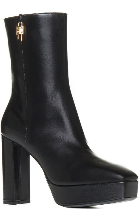 Boots for Women Givenchy G Lock Platform Ankle Boots