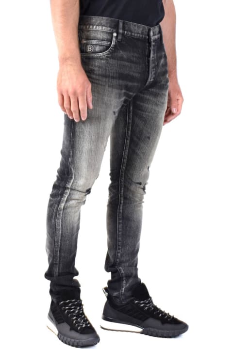 メンズ Balmainのデニム Balmain Distressed Jeans