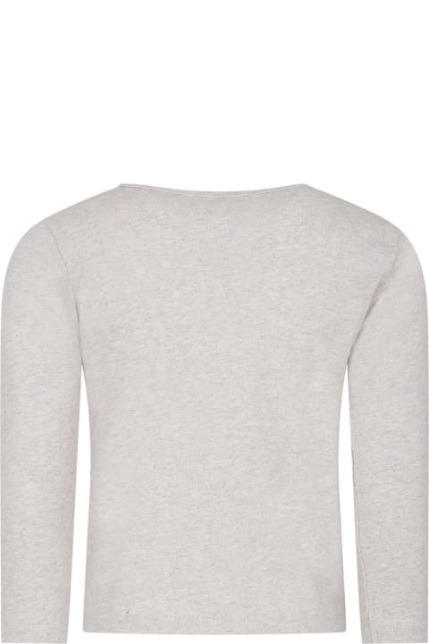Beige T-shirt For Girl With Tour Eiffel