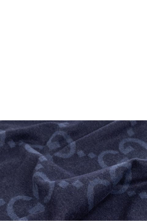 ウィメンズ Gucciのスカーフ Gucci Cashmere Scarf With Monogram