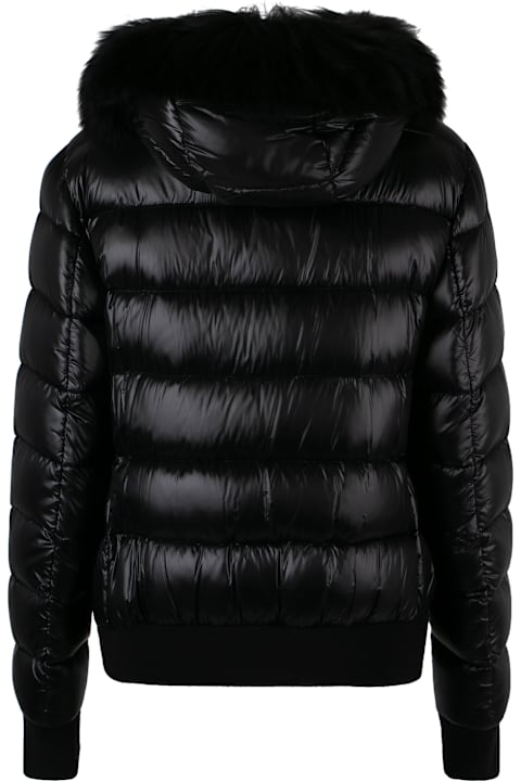 أدوات منزلية Moorer Barrel Hooded Short Down Jacket