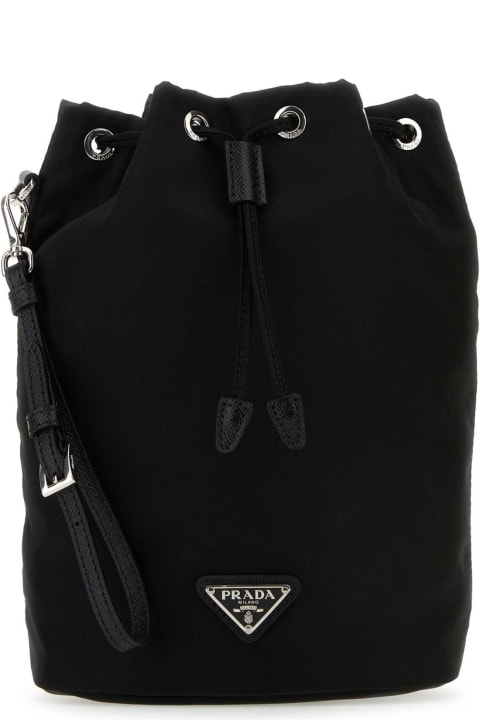 Bags for Women Prada Black Nylon Clutch