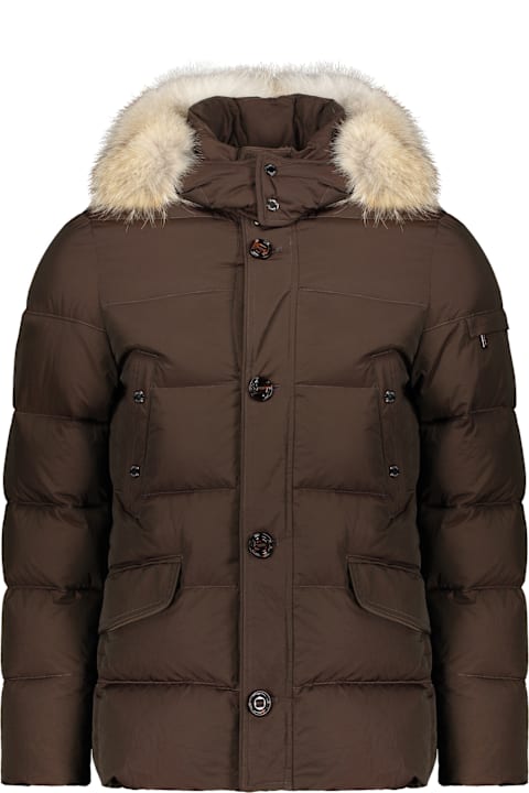 Homeware Moorer Alpes-4dm Fur Trimmed Hood Parka
